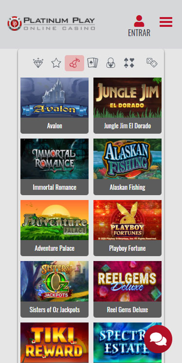 Platinum Play Casino Aplicativo Android